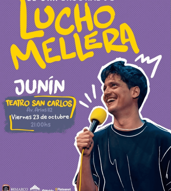 Flyer de Lucho Mellera