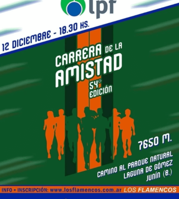 Flyer de Carrera de la Amistad